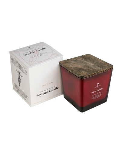 Aromaterapinė Sojų Vaško Žvakė Safran Prunelle 450g
